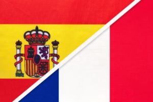 Drapeau franco espagnol